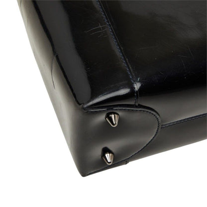 Dior Malice Pearl 2-Way Shoulder Bag Navy Patent Leather — view 7