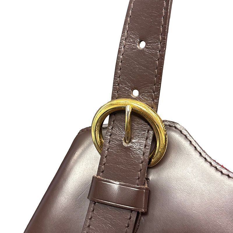 Louis Vuitton Damier Sistina GM Shoulder Bag Brown Leather — view 7