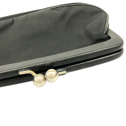 Prada Nylon Kiss Lock Pouch Coin Purse Black — view 6
