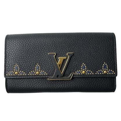 Louis Vuitton Portefeuille Capucines Studded Wallet