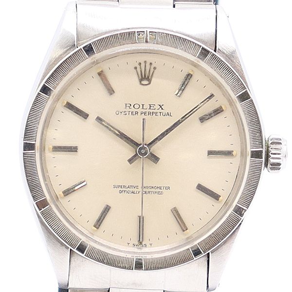 Rolex Oyster Perpetual Automatic Silver Dial Watch