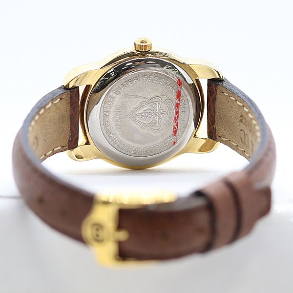 Gucci Round Gold Dial Watch — view 4