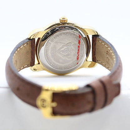 Gucci Round Gold Dial Watch — view 4