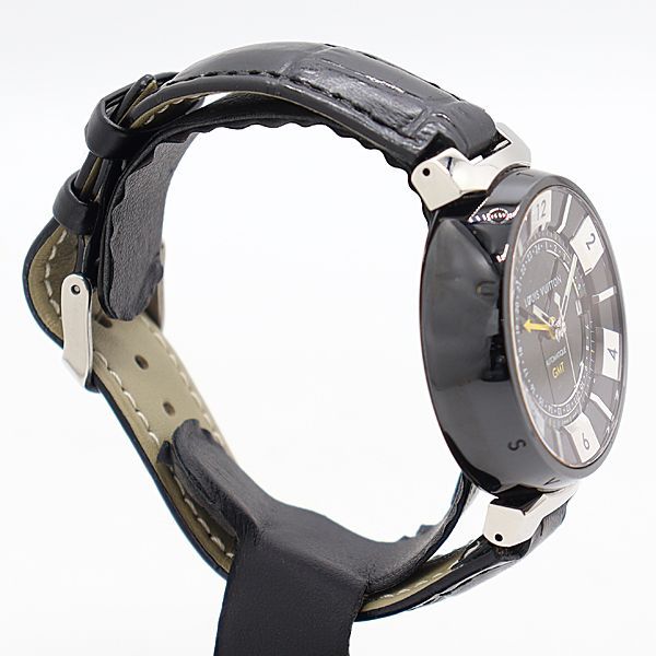 Louis Vuitton Tambour Automatic Black Dial Date Watch — view 2
