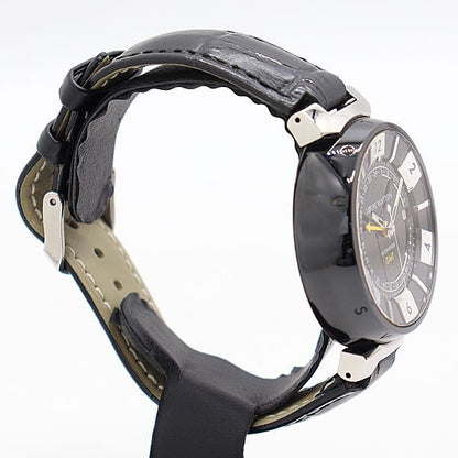 Louis Vuitton Tambour Automatic Black Dial Date Watch — view 2