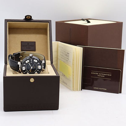 Louis Vuitton Tambour Automatic Black Dial Date Watch — view 5