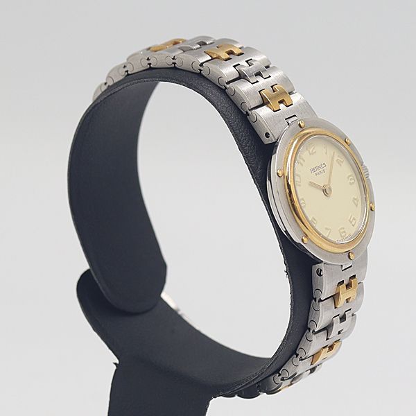 Hermes Olympia Ivory Dial Watch — view 2