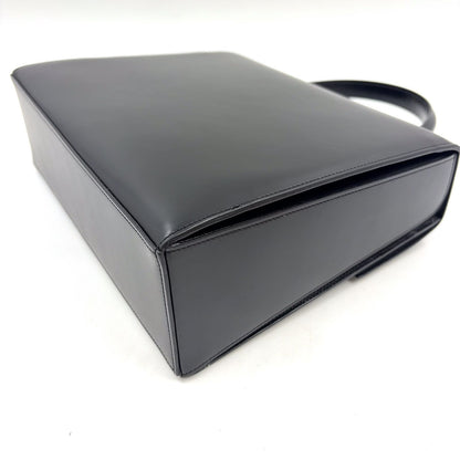 Cartier Panthere Leather Black Handbag Silver — view 6