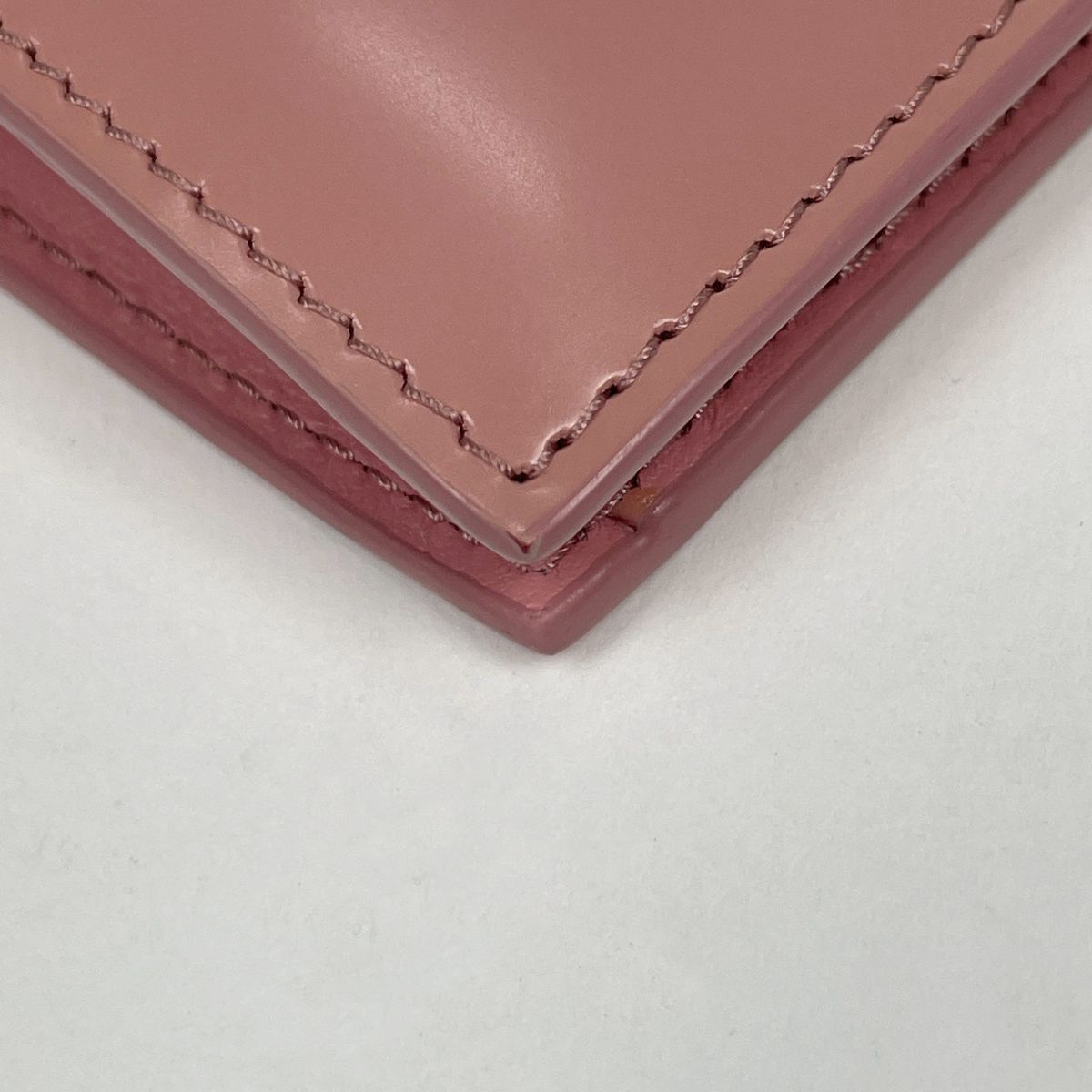 Prada Bifold Wallet Leather Pink — view 3