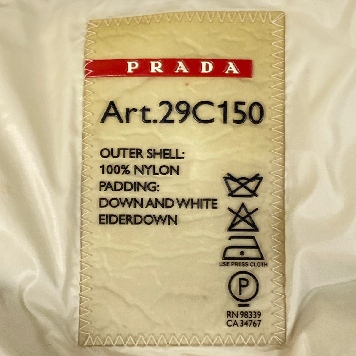 Prada Sport S Dark Green Long Sleeve Zip Up Winter 38 — view 3