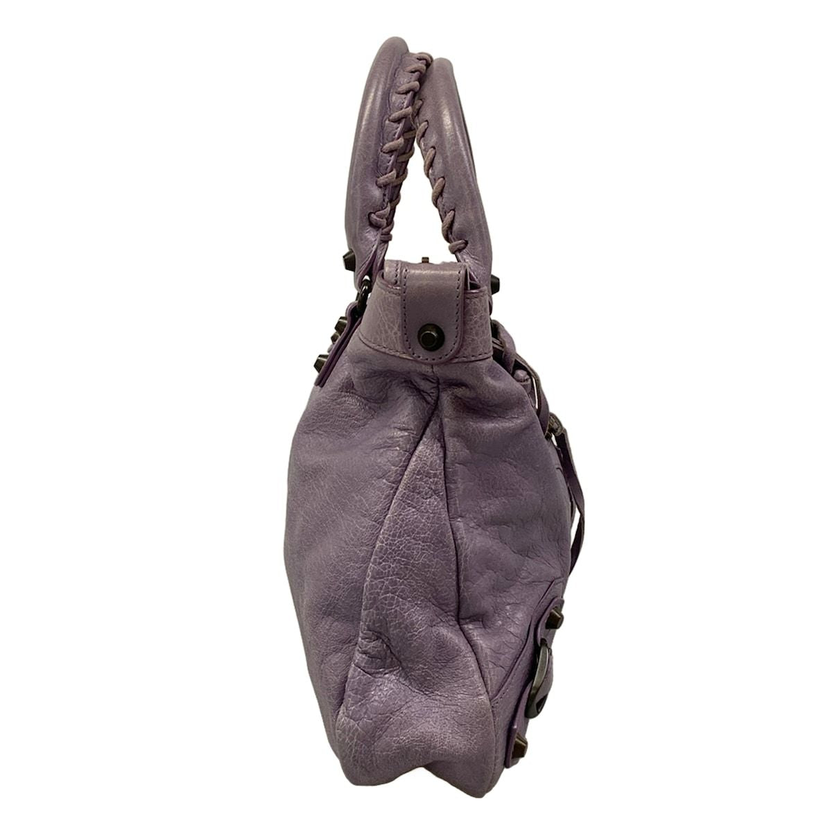 Balenciaga Handbag the Town Light Purple Leather — view 2