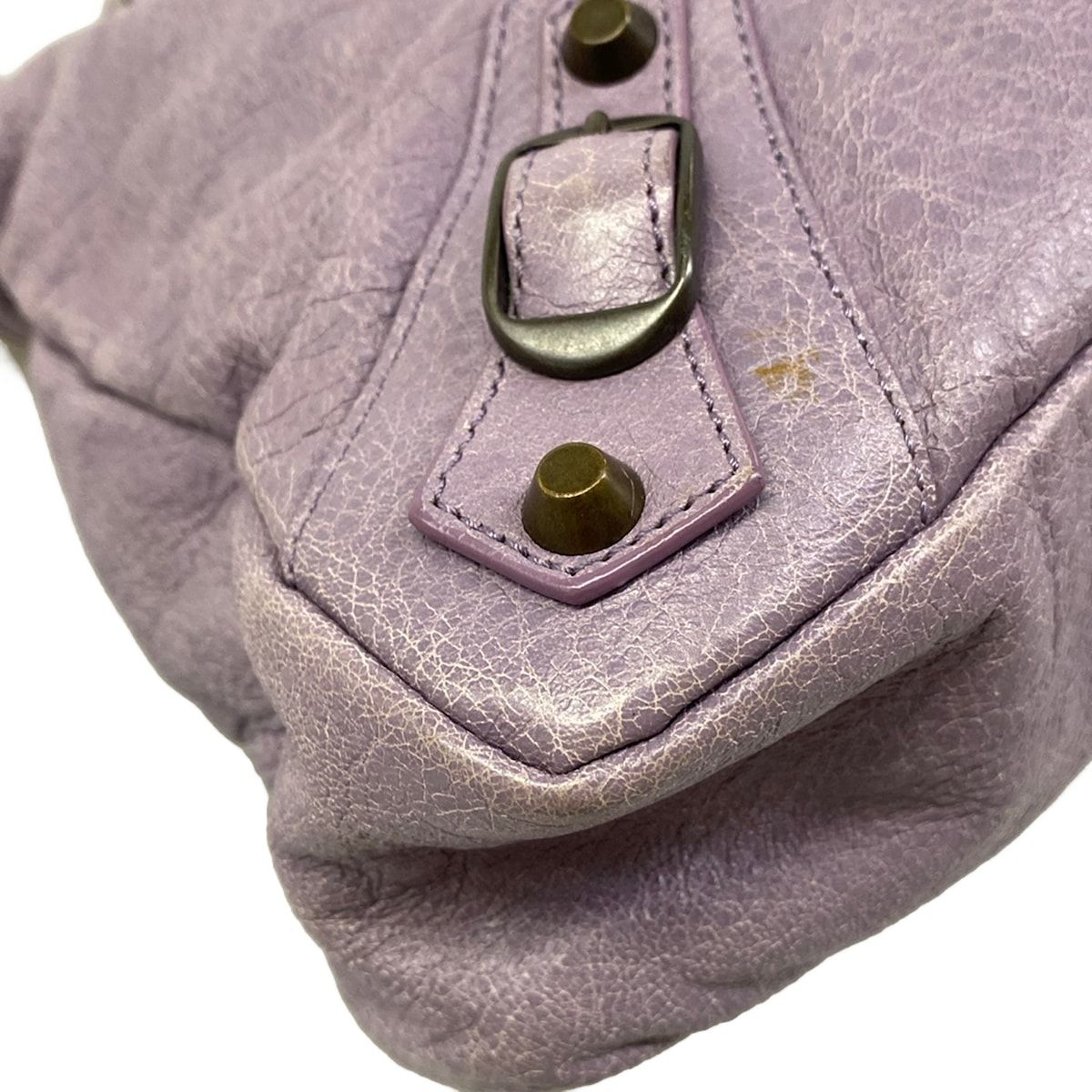 Balenciaga Handbag the Town Light Purple Leather — view 6