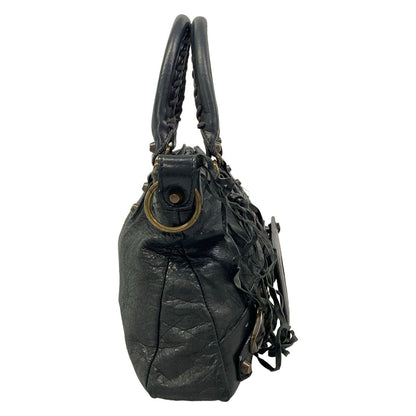 Balenciaga Handbag the First Black Leather — view 2
