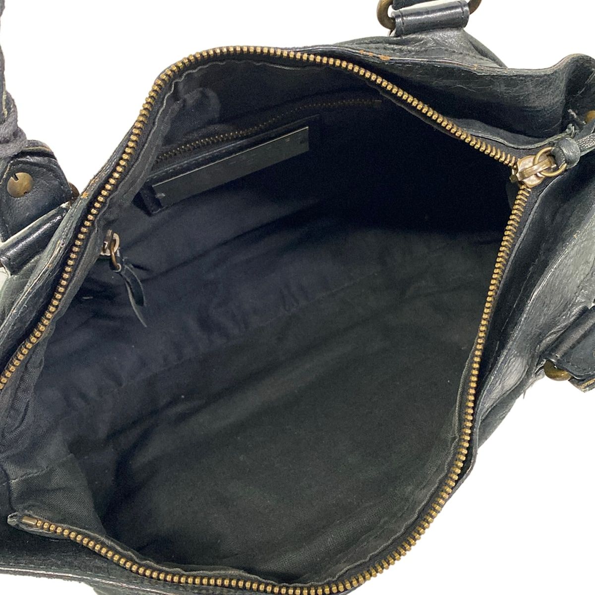 Balenciaga Handbag the First Black Leather — view 7
