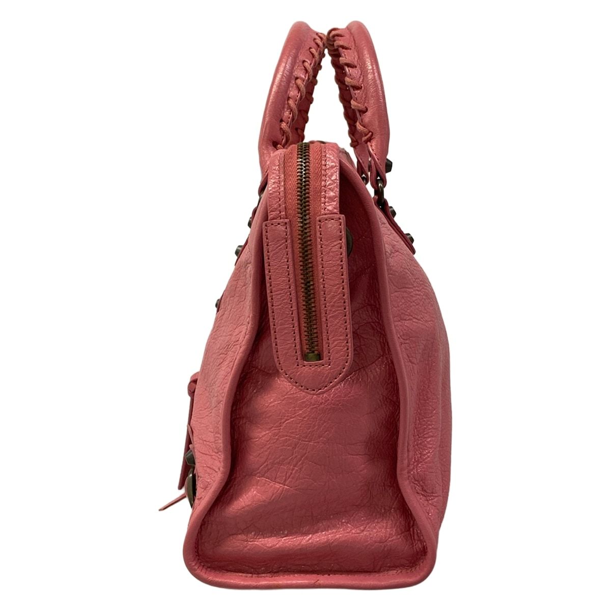 Balenciaga Handbag the City Pink Leather — view 4