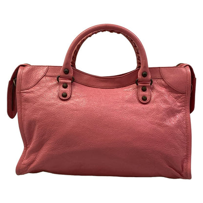 Balenciaga Handbag the City Pink Leather — view 3