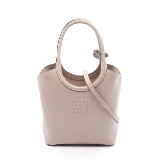 Miu Miu Handbag Ivy Leather Tote