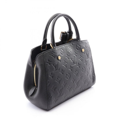 Louis Vuitton Handbag Montaigne BB Monogram Empreinte Noir 2-Way Leather — view 2