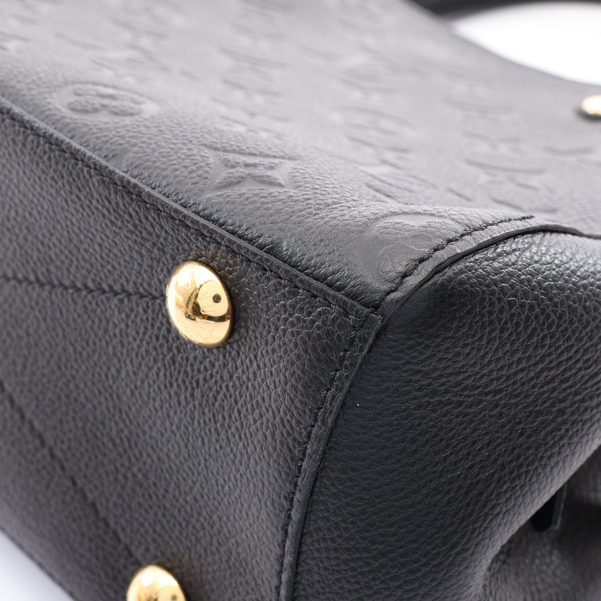 Louis Vuitton Handbag Montaigne BB Monogram Empreinte Noir 2-Way Leather — view 5