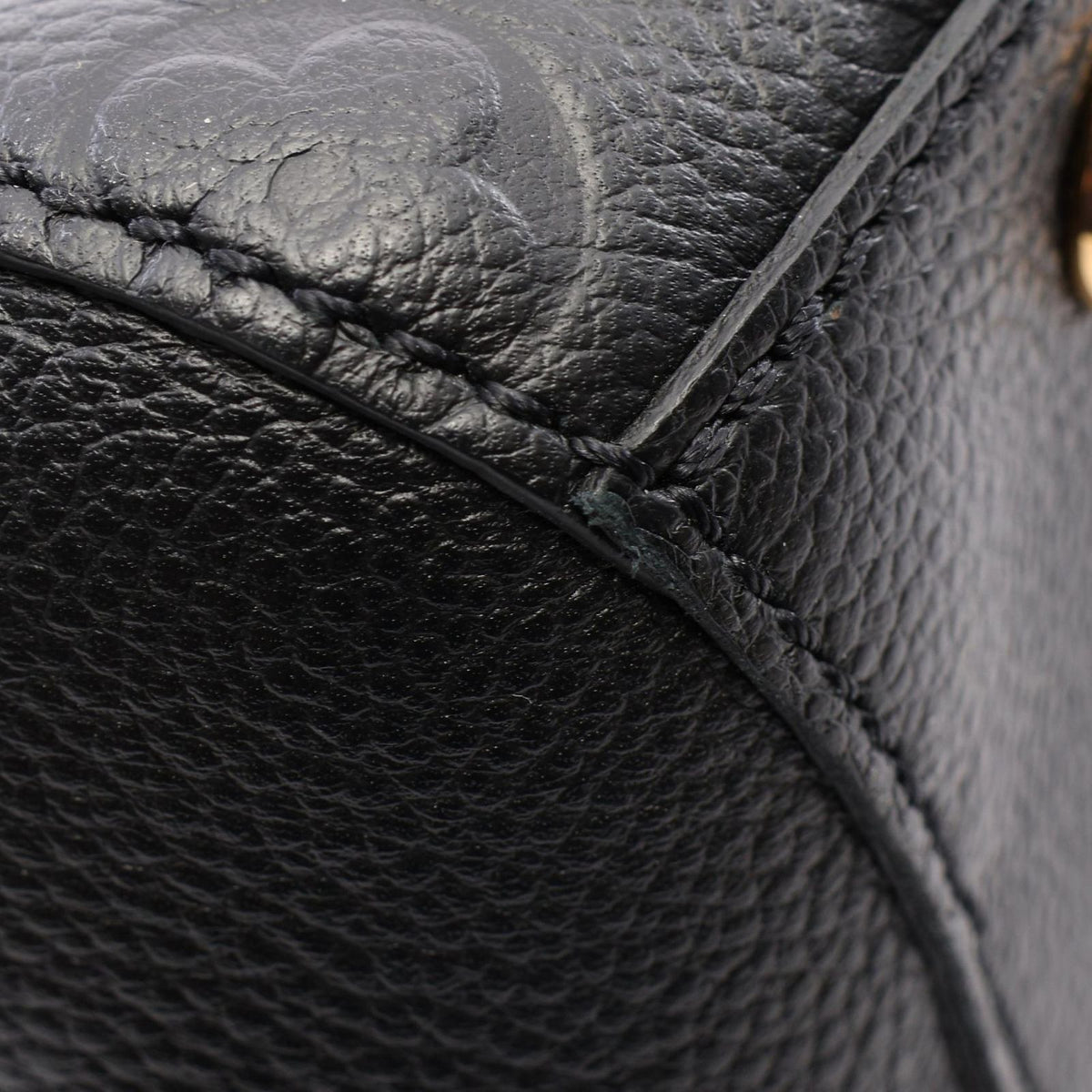 Louis Vuitton Handbag Montaigne BB Monogram Empreinte Noir 2-Way Leather — view 7