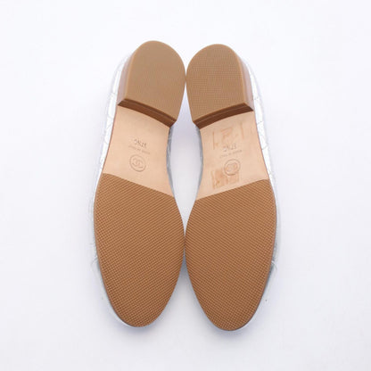 Chanel Pumps Ballerina Quilted CC Logo Leather Ballet Shoes — view 4