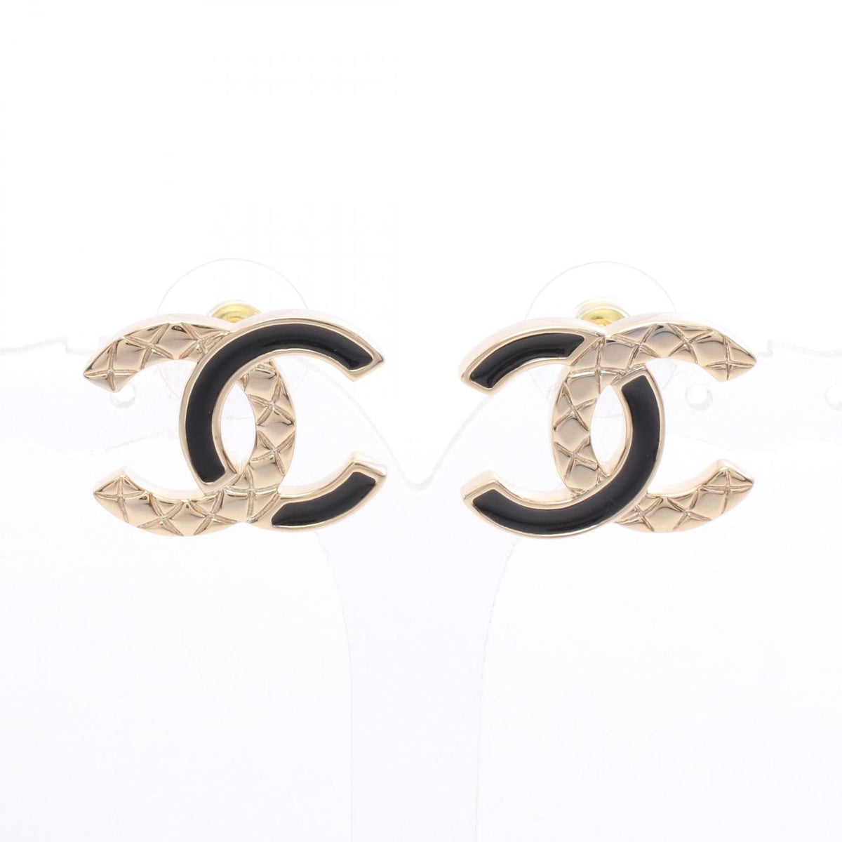 Chanel Earrings CC Logo Quilted