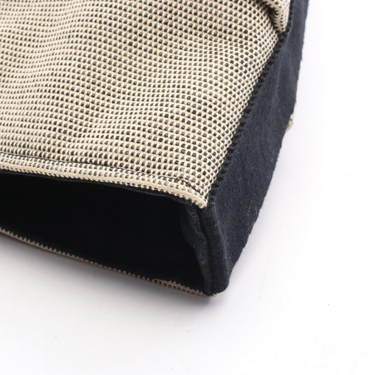Hermes Handbag Saxo MM Ecru Black — view 7