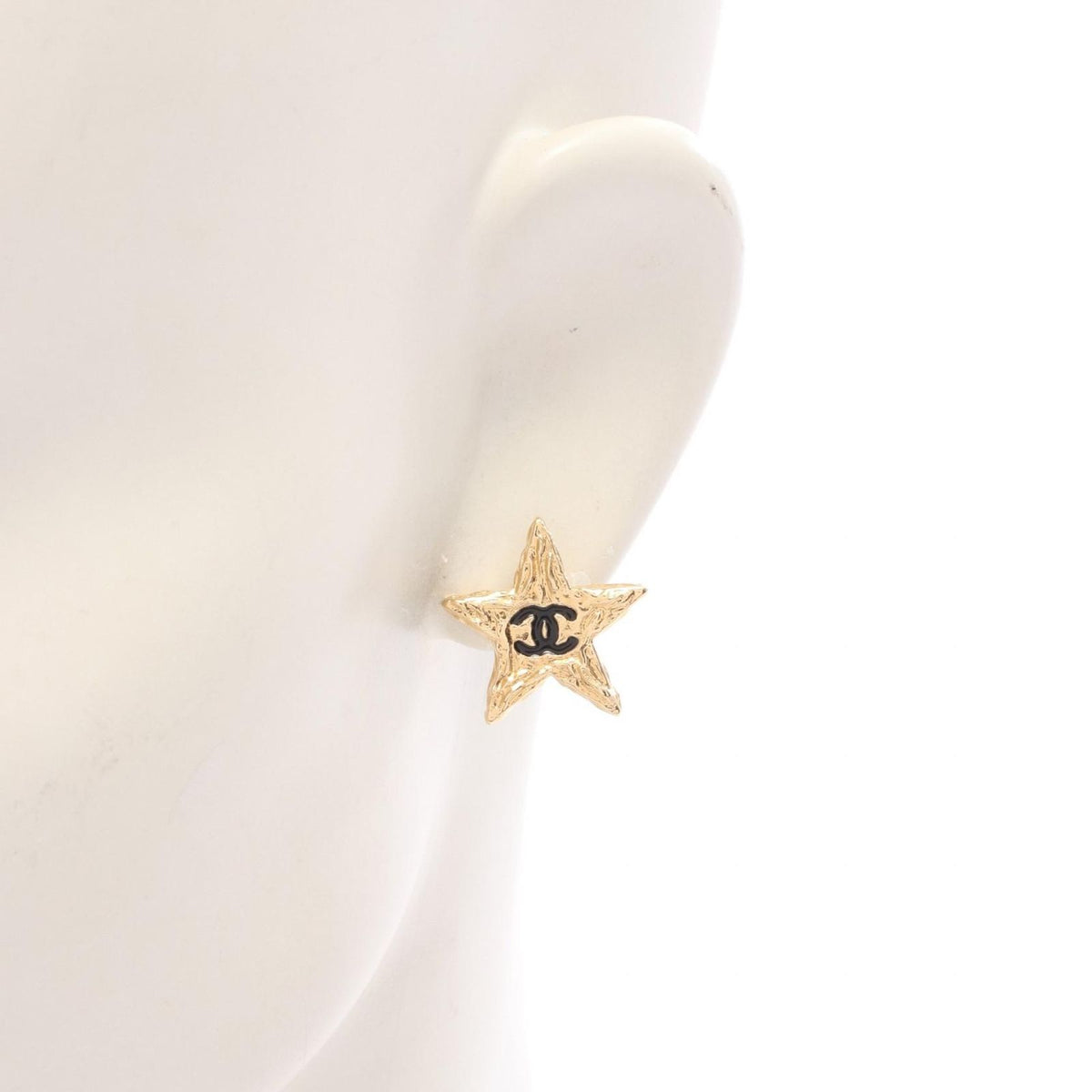 Chanel Earrings CC Logo Star — view 4