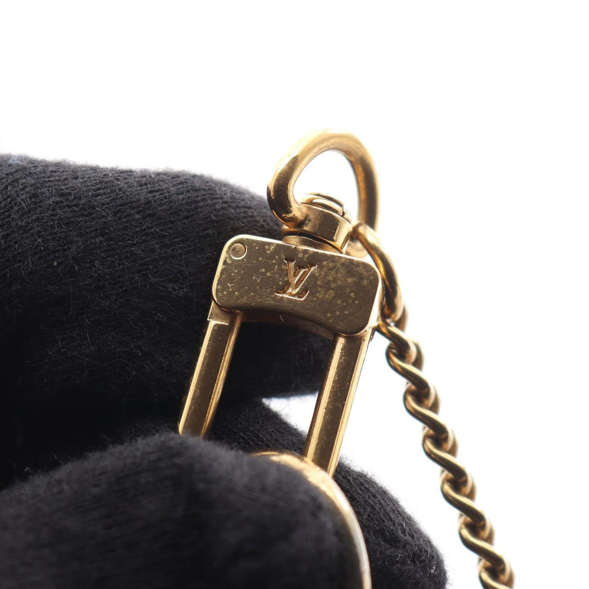 Louis Vuitton Handbag Mini Pochette Accessoires Damier Ebene Leather — view 7