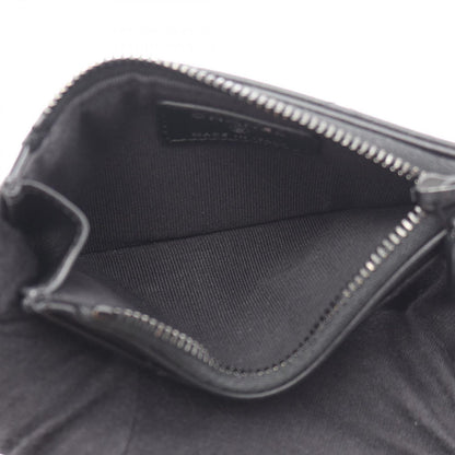Chanel Coin Purse Quilted Black Leather Fragment Case — view 3