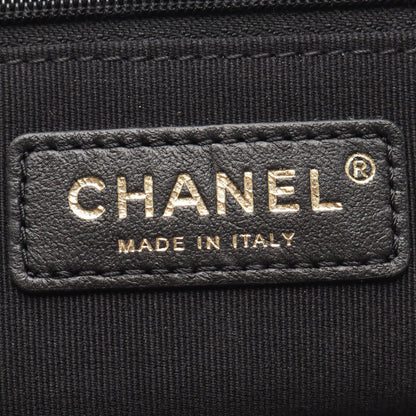 Chanel Shoulder Bag Quilted Vanity 2-Way Black Lambskin Chain — view 4
