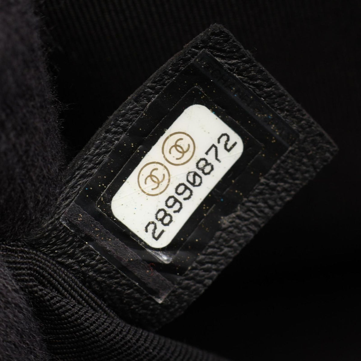 Chanel Shoulder Bag Boy Black Caviar Leather Chain — view 5