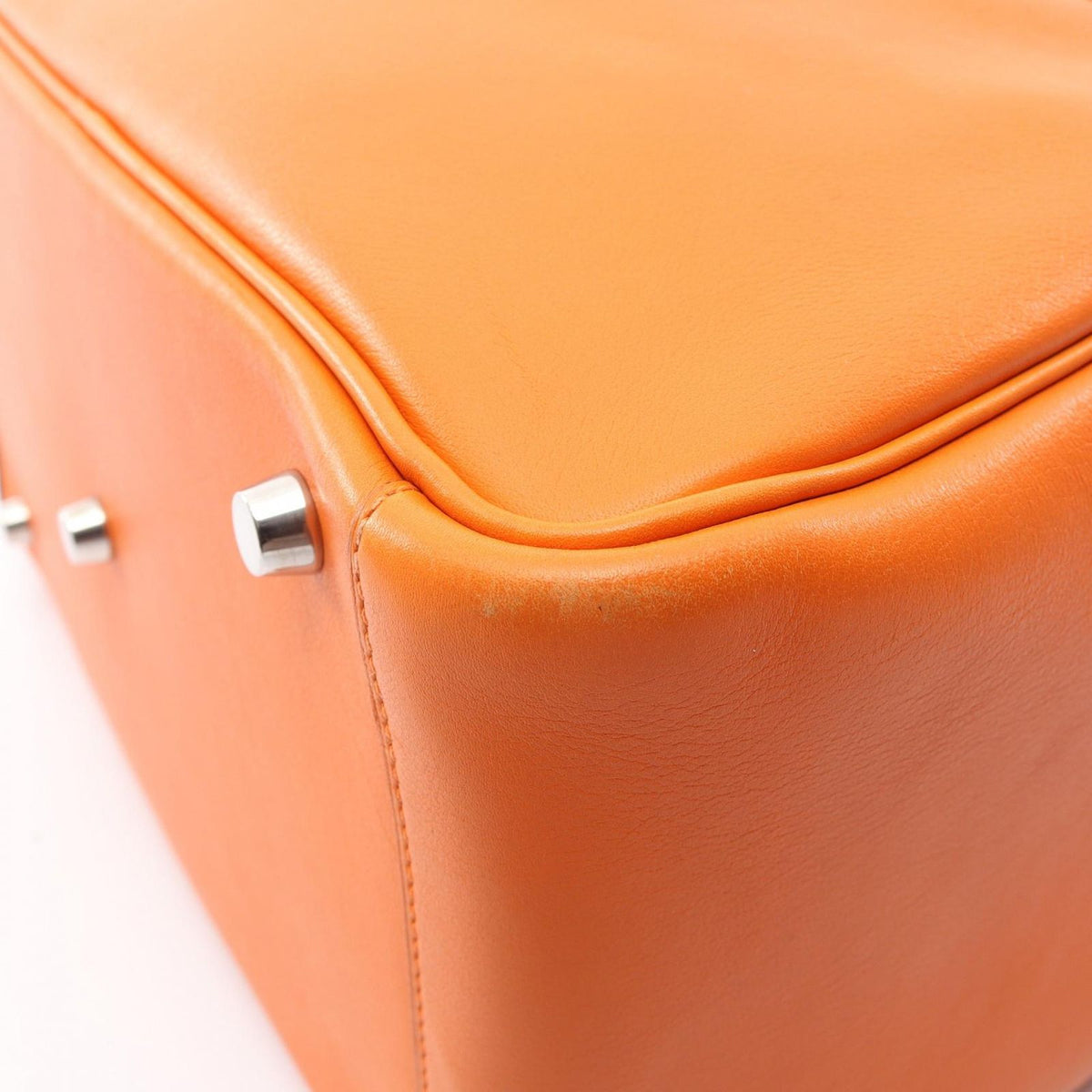 Hermes Shoulder Bag Lindy 30 Orange — view 6