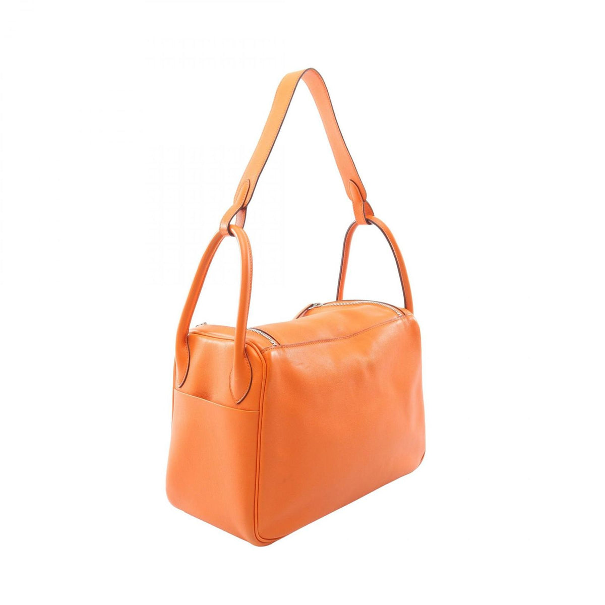 Hermes Shoulder Bag Lindy 30 Orange — view 2