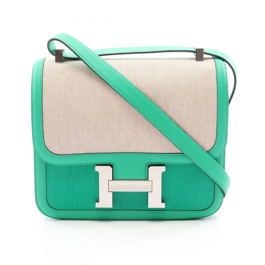Hermes Shoulder Bag Constance 3 24 Ecru Mint