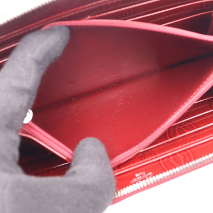 Cartier Round Wallet Happy Birthday Bordeaux Patent Leather — view 5