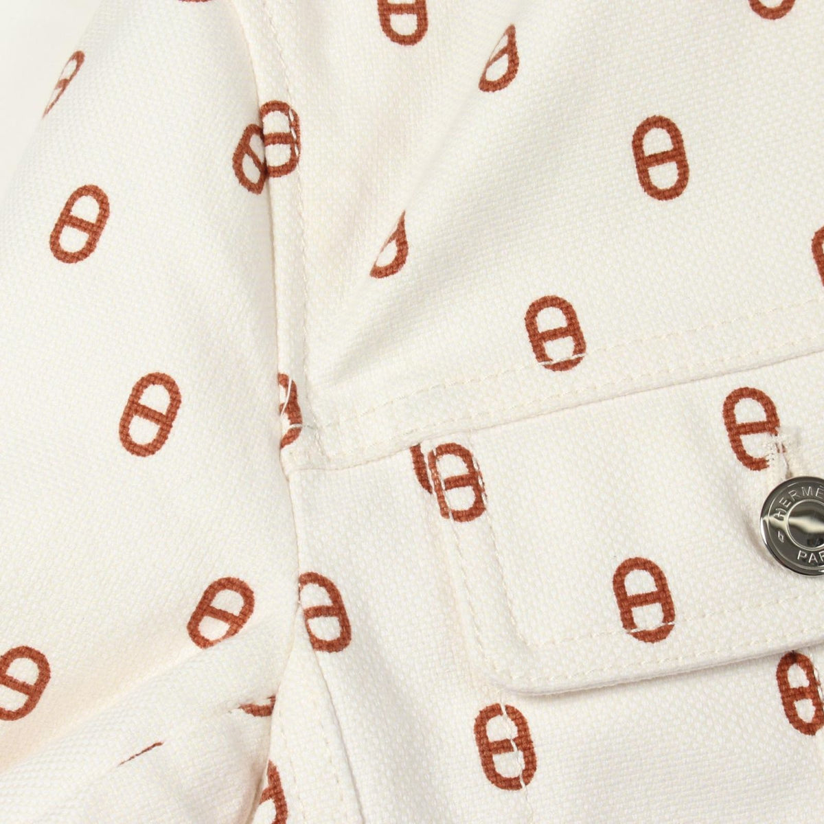 Hermes Denim Jacket Chaine D'ancre Cotton — view 7