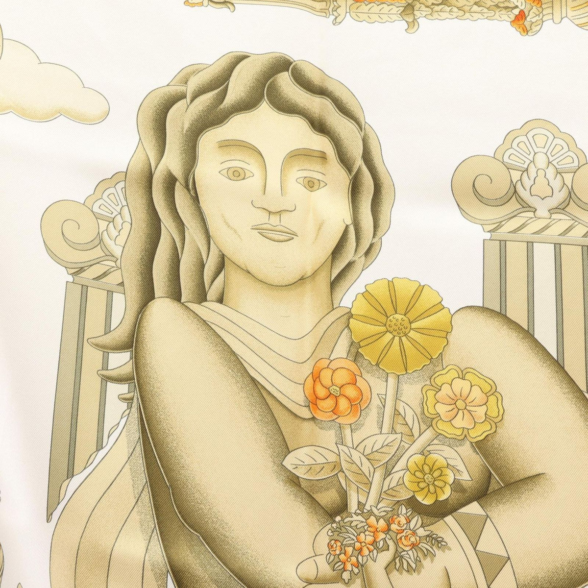 Hermes Scarf Carre 90 le Matin Neuf Silk — view 6