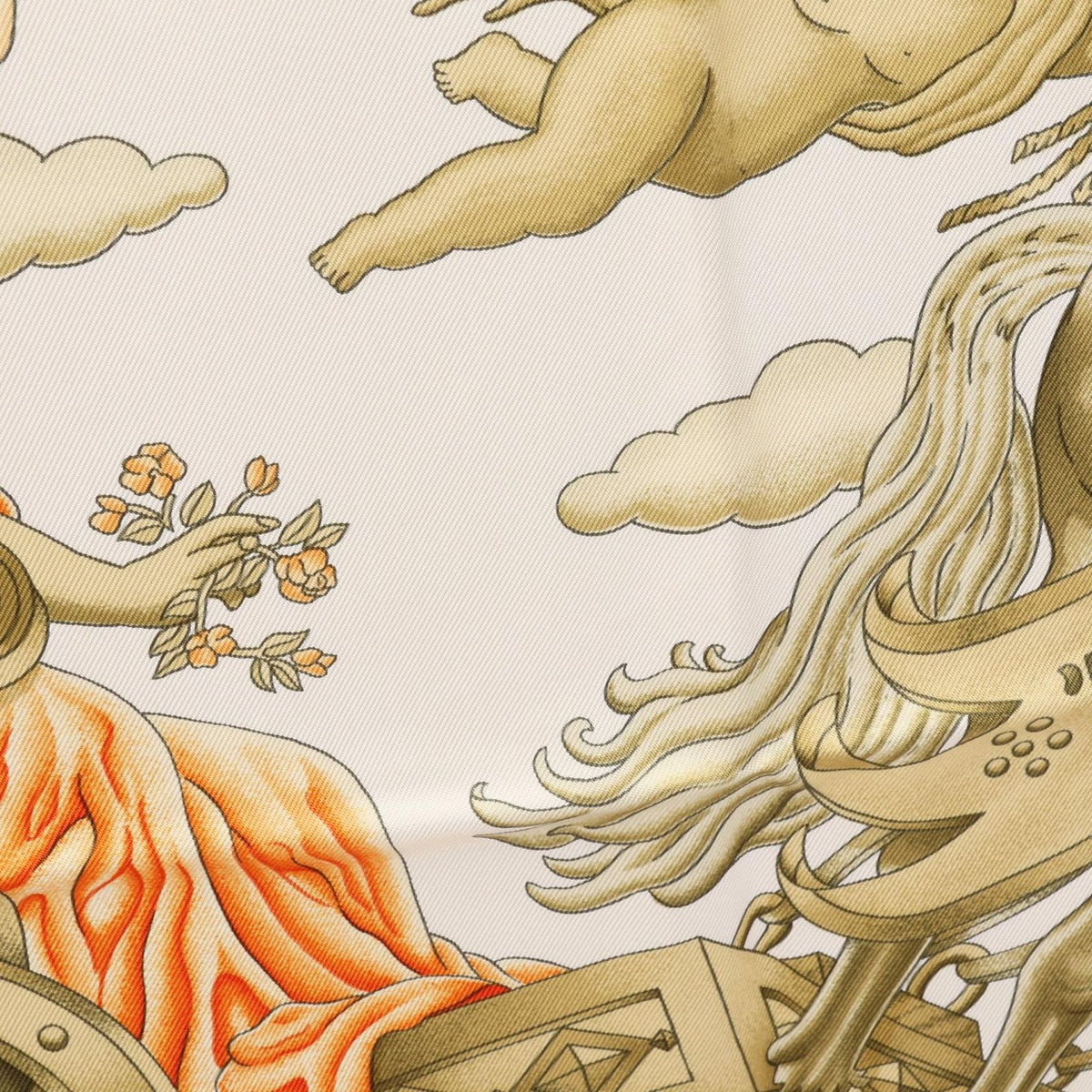 Hermes Scarf Carre 90 le Matin Neuf Silk — view 5