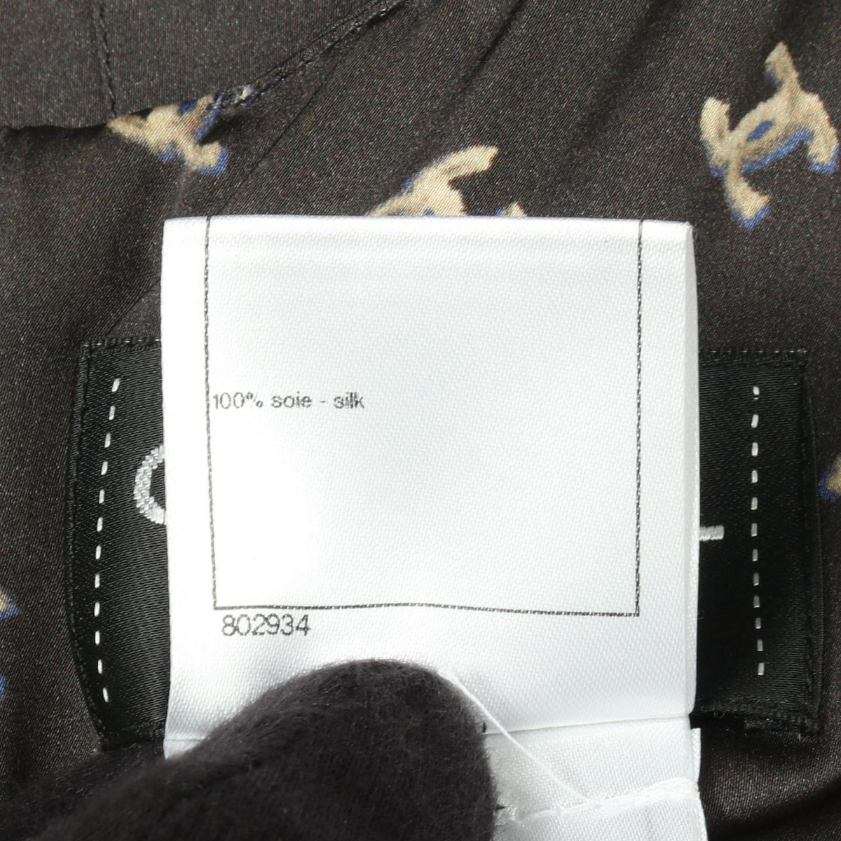 Chanel Dress CC Logo Sleeveless Silk — view 4