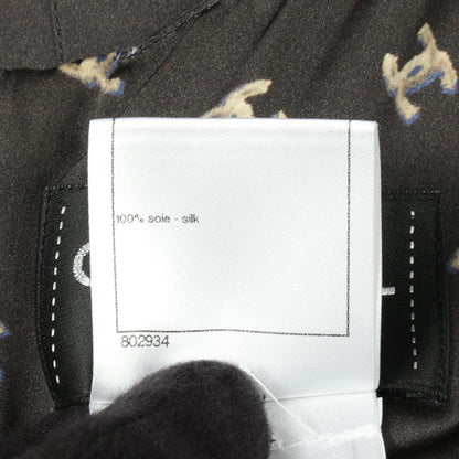 Chanel Dress CC Logo Sleeveless Silk — view 4