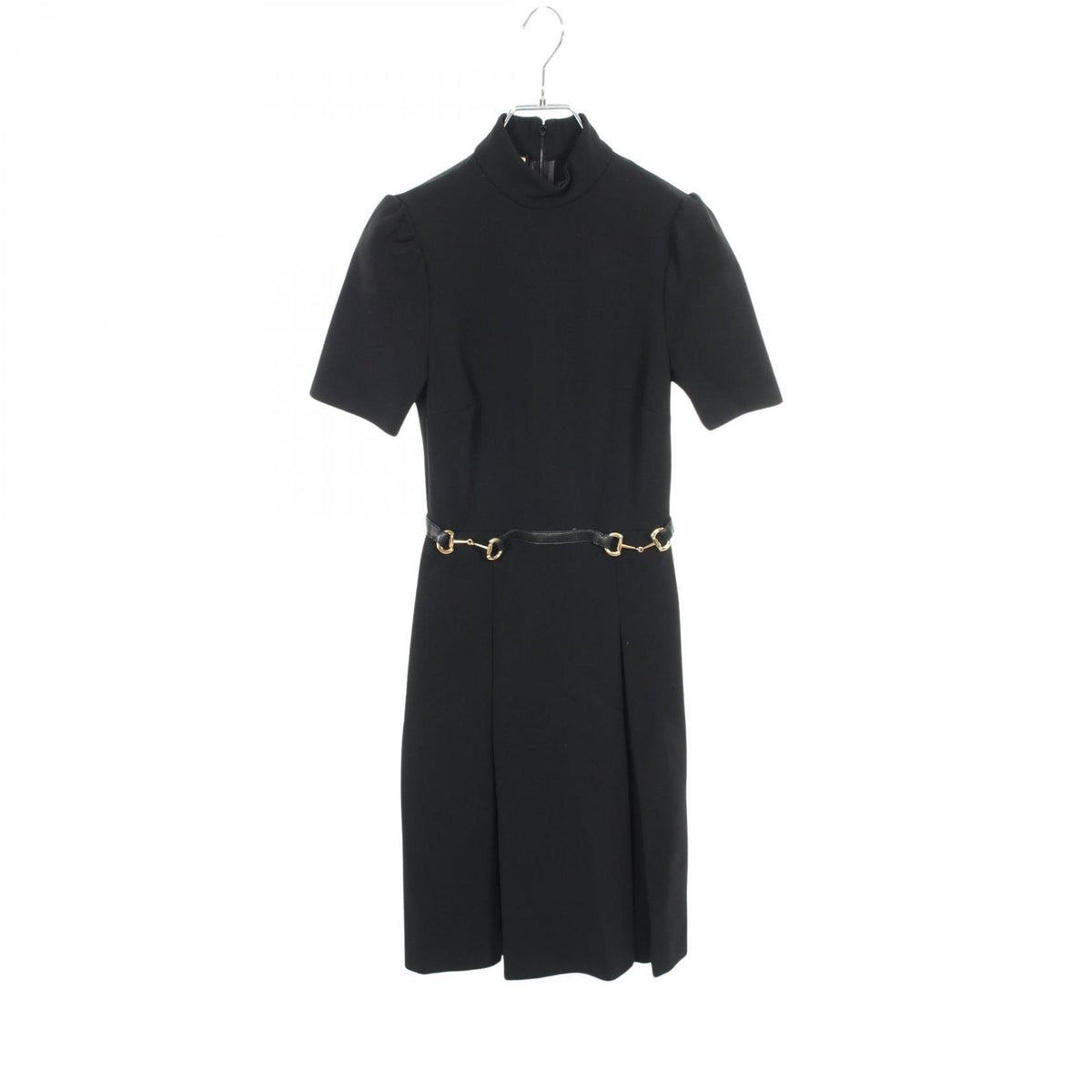 Gucci Dress Horsebit Short Sleeve Rayon Nylon