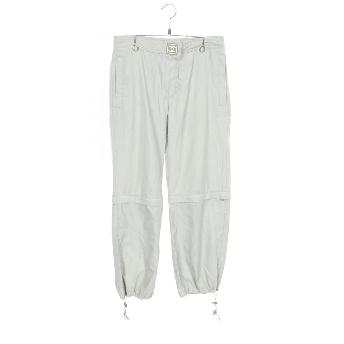 Chanel Pants Sports Line Gray Nylon
