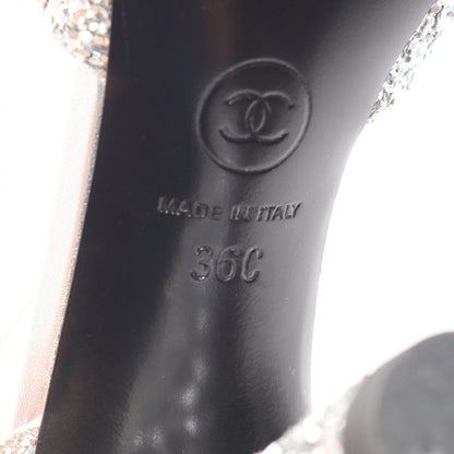 Chanel Sandals Camellia Silver — view 6