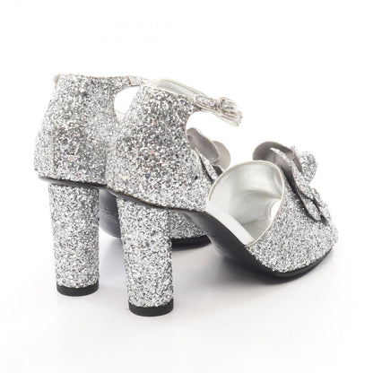 Chanel Sandals Camellia Silver — view 2