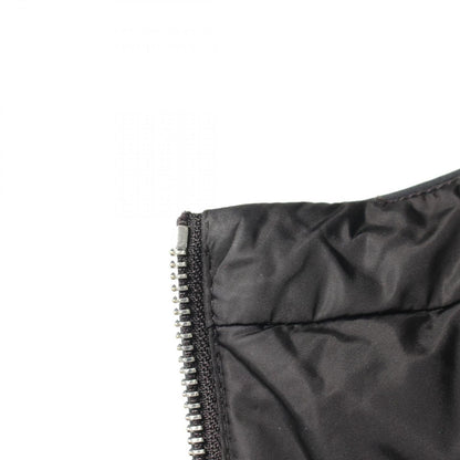 Prada Down Jacket Re-Nylon Triangle Logo Hooded Nylon Coat — view 7