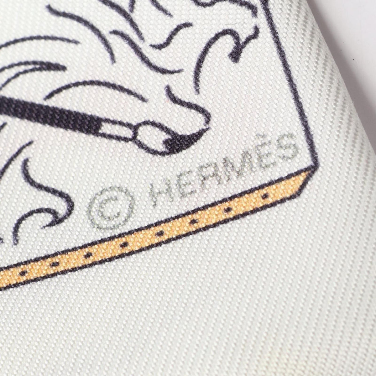Hermes Scarf Twilly Academia Hippica Ribbon Silk — view 4