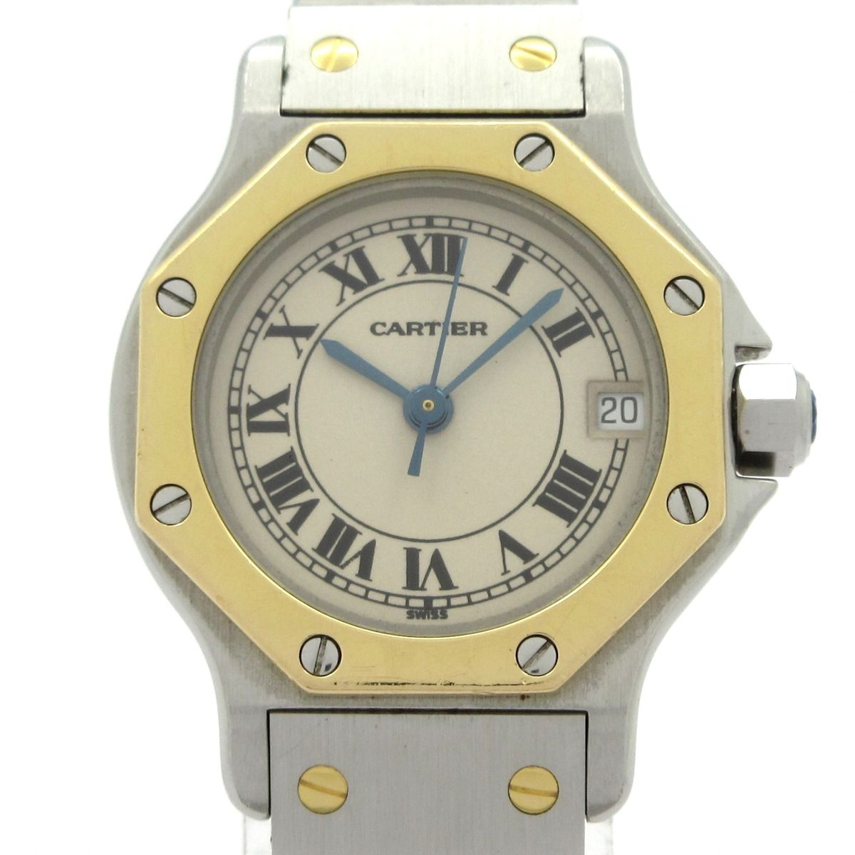 Cartier Watch Santos Octagon Ivory