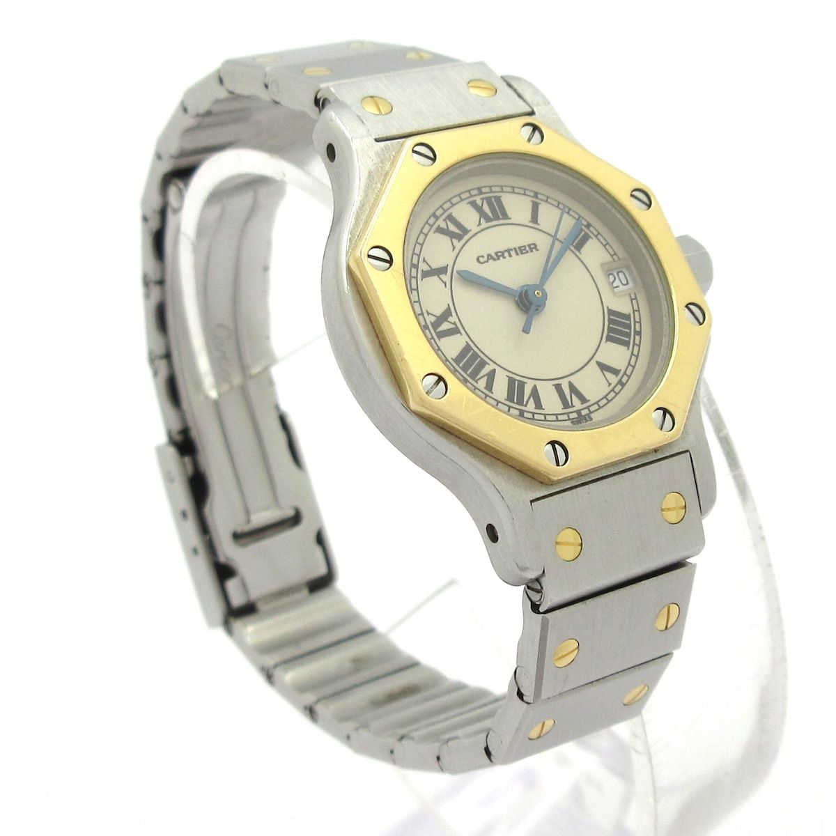 Cartier Watch Santos Octagon Ivory — view 3