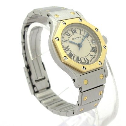 Cartier Watch Santos Octagon Ivory — view 3
